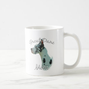 Mug Maman 2 de great dane (harlequin)