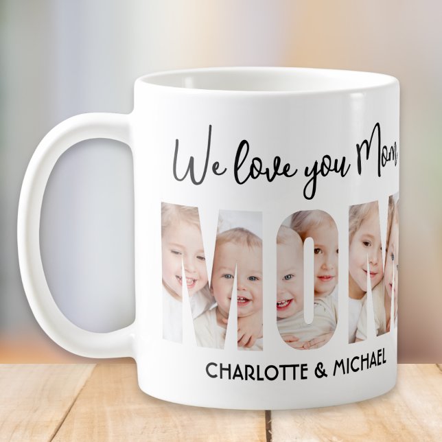 Mug Maman 3 Photos Lettres Détachées (Créateur téléchargé)