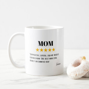 Mug Maman 5 étoiles Meilleur cadeau de maman Ever