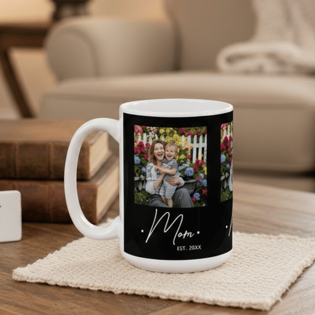 Mug Maman a établi le script 3 Photo Noir (Créateur téléchargé)