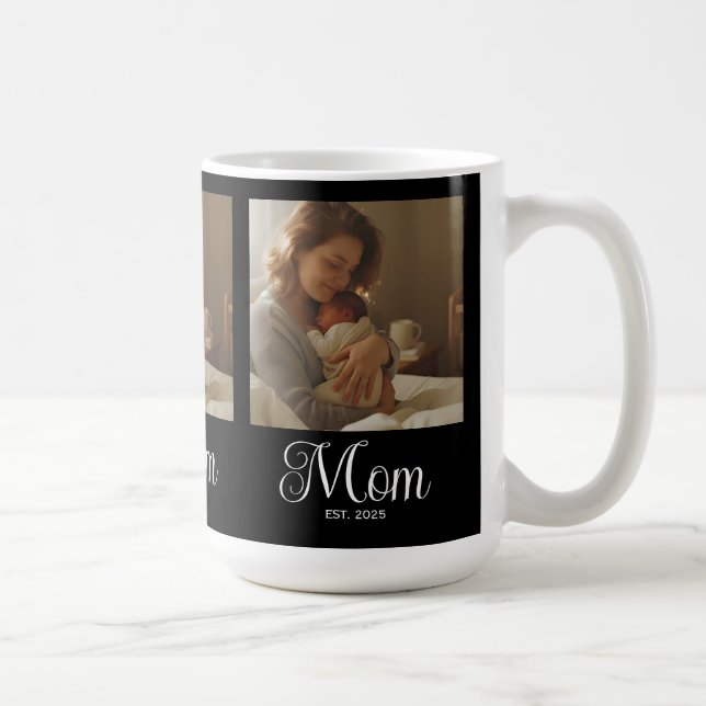 Mug Maman a établi le script noir 3 Photo (Droite)