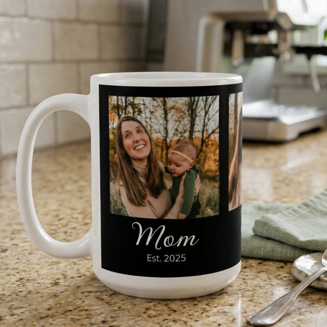 Mug Maman a établi le script noir 3 Photo (Créateur téléchargé)