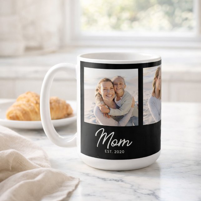 Mug Maman a établi le script noir 3 Photo (Créateur téléchargé)