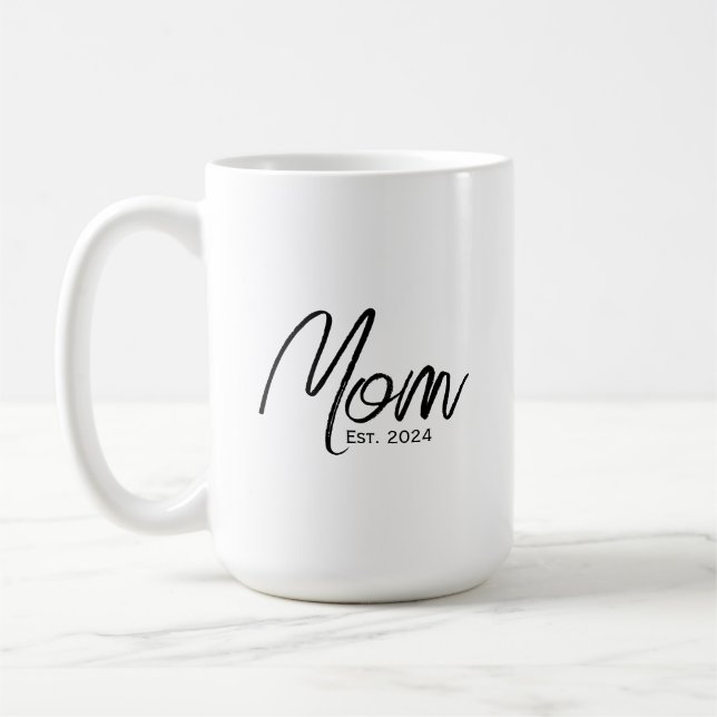 Mug Maman a établi nouveau cadeau maman (Gauche)