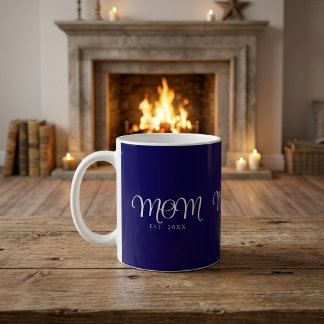 Mug Maman a établi un nouveau cadeau de maman écriture