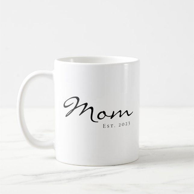 Mug Maman a établi un nouveau cadeau pour maman (Gauche)