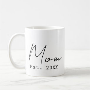 Mug Maman a établi un nouveau script élégant simple Ma