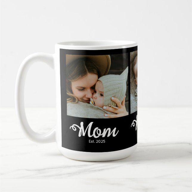 Mug Maman a établi un script gras moderne noir 3 Photo (Gauche)