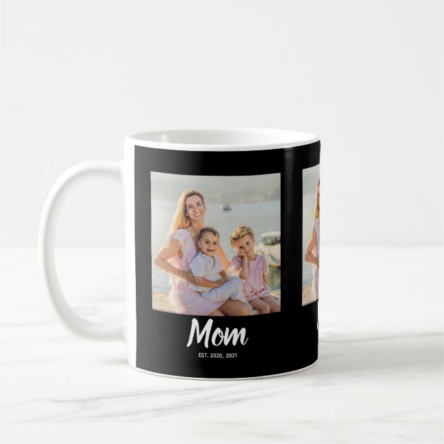 Mug Maman a établi un script moderne noir 3 Photo (Gauche)
