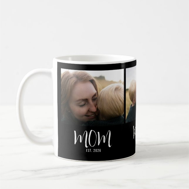 Mug Maman a établi un script moderne noir 3 Photo (Gauche)