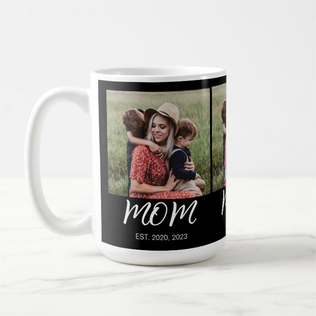 Mug Maman a établi un script noir 3 Photo (Gauche)