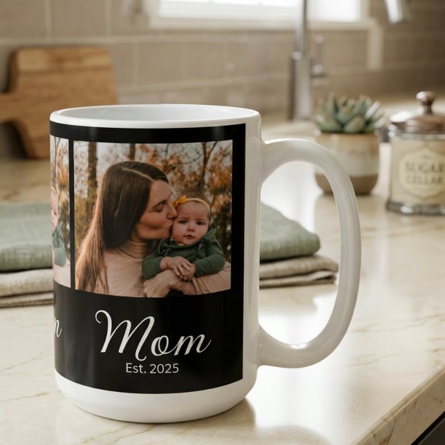 Mug Maman a établi un script noir 3 Photo (Créateur téléchargé)
