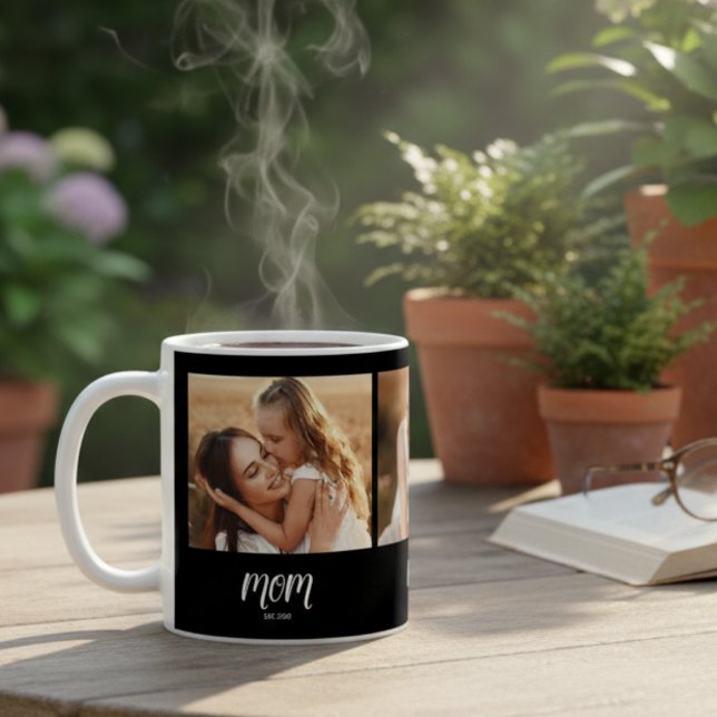 Mug Maman a établi un script noir 3 Photo (Créateur téléchargé)