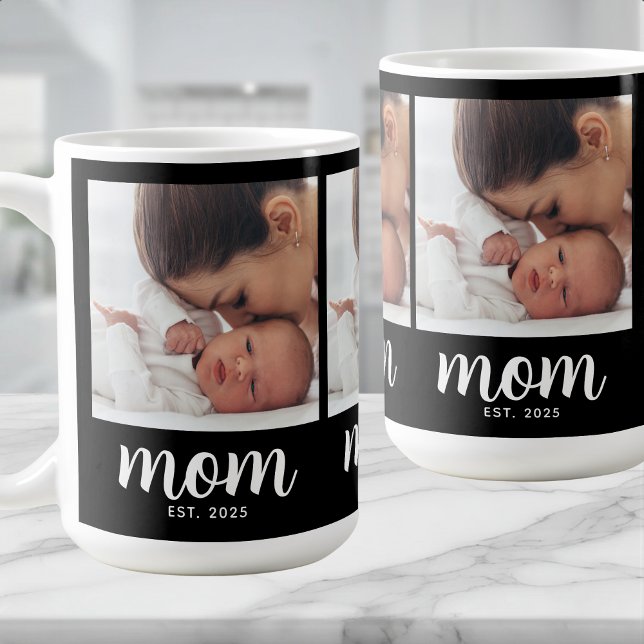 Mug Maman a établi un script noir 3 Photo (Créateur téléchargé)
