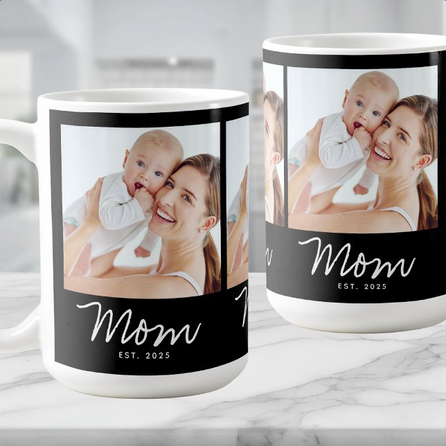 Mug Maman a établi un script noir 3 Photo (Créateur téléchargé)