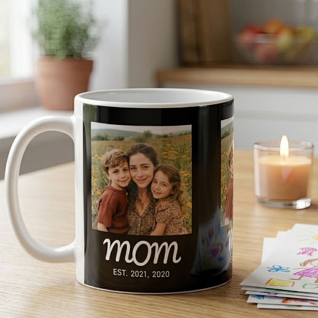 Mug Maman a établi un script noir 3 Photo (Créateur téléchargé)