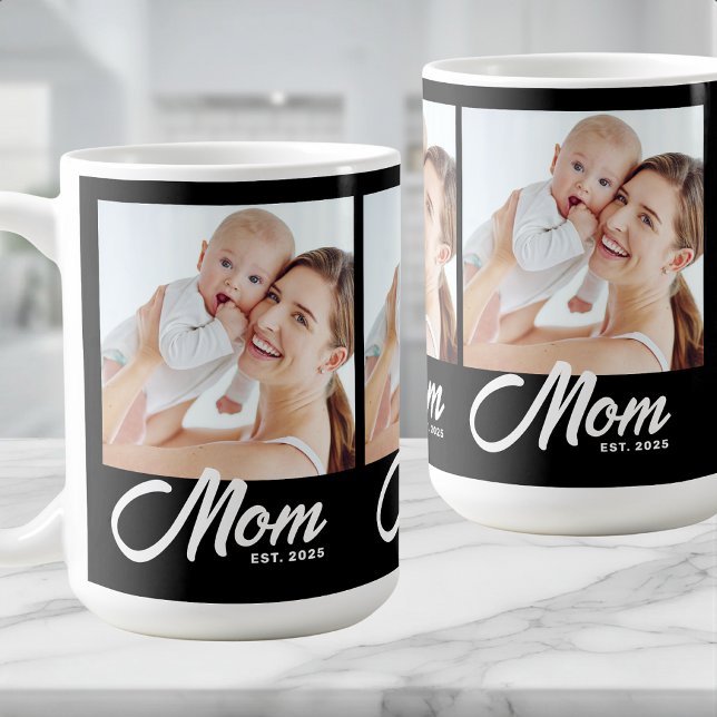 Mug Maman a établi un script noir 3 Photo (Créateur téléchargé)