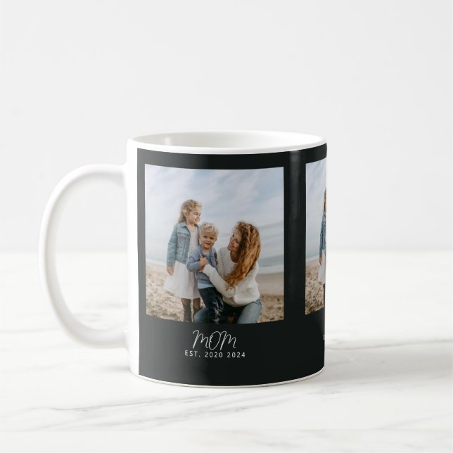 Mug Maman a établi un script noir 3 Photo Café (Gauche)