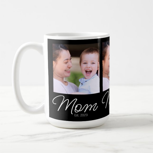 Mug Maman a établi un script photo noir (Gauche)