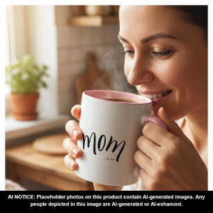 Mug Maman a Établi une Élégante Couture Personnalisée