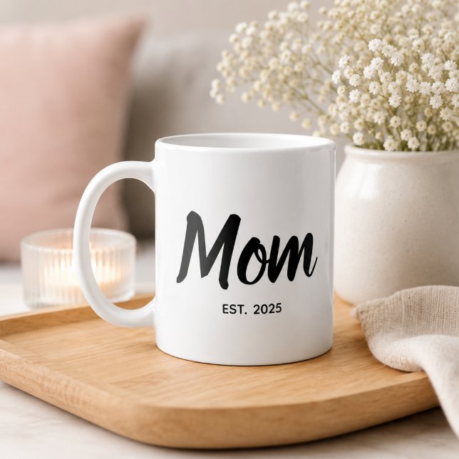 Mug Maman a fondé un script personnalisé année en noir (Add Year(s) to customize.   )