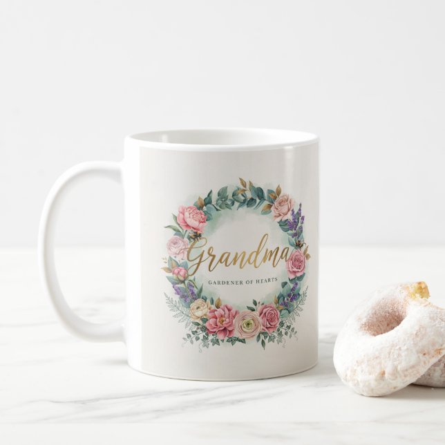 Mug Maman amateur de jardin (Avec donut)