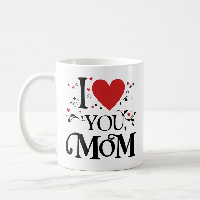 Mug Maman Amour Cadeau (Gauche)