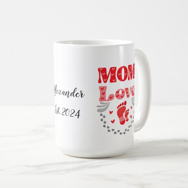 Mug Maman Amour Parfumé Bougie de pot (Devant droit)