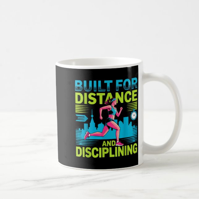 Mug Maman athlète coureuse de marathon piste et champ (Droite)