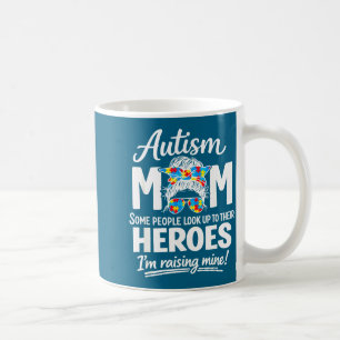 Mug Maman autiste élevant la fierté de la sensibilisat