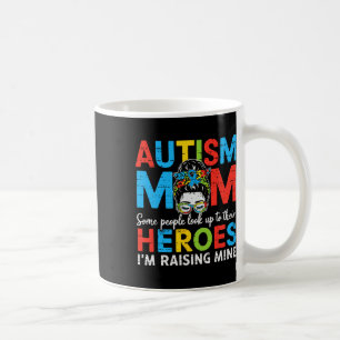 Mug Maman autiste élevant un héros drôle de sensibilis