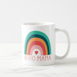 Mug Maman Boho Arc-en-Ciel Couleurs Modernes Tendance