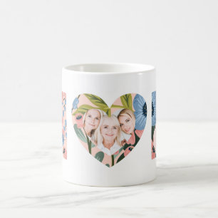 Mug Maman, Bonne fête des mères Photo typographique fl