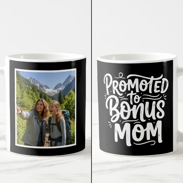 Mug Maman Bonus Élevée au Rang de Brush Script  1 Phot (Créateur téléchargé)