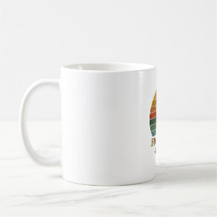 Mug Maman Boxer Chien Rétro Coucher de Soleil Empreint