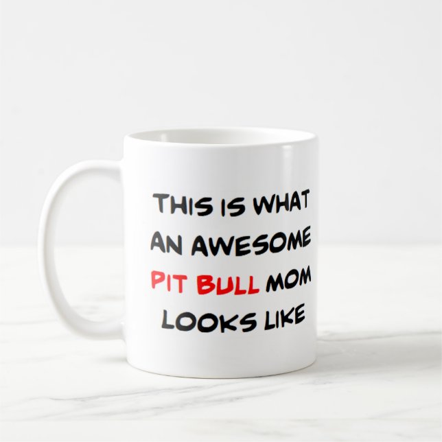 Mug maman bull pit, génial (Gauche)