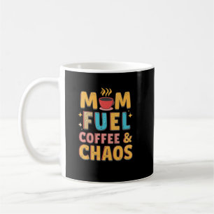 Mug Maman Carburant Café & Chaos - Drôle Mère