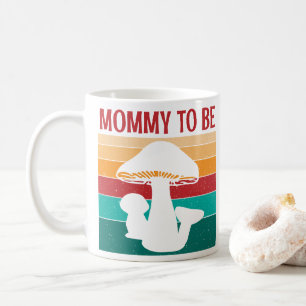 Mug maman champignon à être baby shower