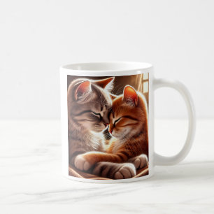 Mug Maman chat et son chaton tout mignon.