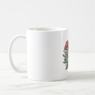 Mug Maman Chat Fleuriste Champignon Art Cottagecore