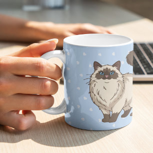 Mug Maman chat Ragdoll personnalisée