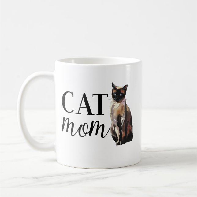 Mug Maman Chat Siamois (Gauche)