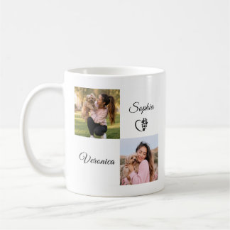 Mug Maman Chien 4 Photo Nom Personnalisé | Personnalis