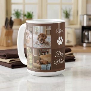 Mug Maman Chien Brun Empreinte de Patte Huit Photos Pe