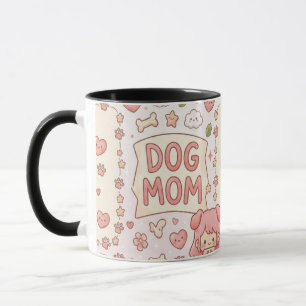 Mug Maman Chien Kawaii - mug mignon pour les amour