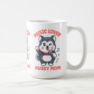 Mug Maman Chien Mignon Chanteuse Groupe Musique Husky