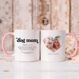 Mug Maman Chien Photo et Texte Personnalisés