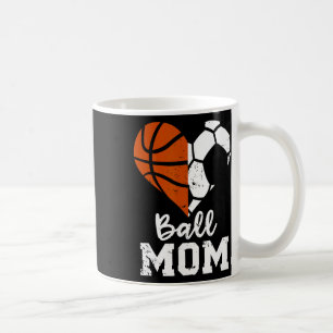 Mug Maman coeur drôle football croquis Maman