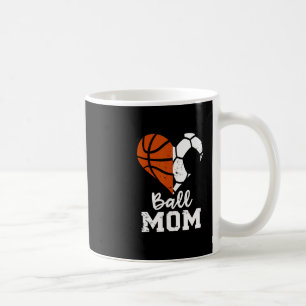 Mug Maman coeur drôle football croquis Maman