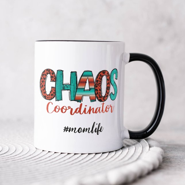 Mug Maman coordinatrice du chaos (Chaos coordinator coffee mug for mom)